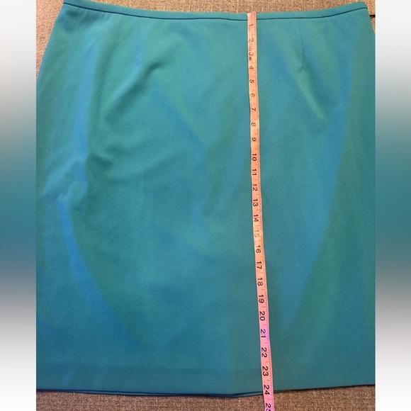 NWT Calvin Klein Green Pencil Suit Skirt Women’s  Career Plus Size 18W Lined - Picture 9 of 9